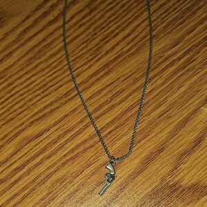 Revolver Pendant Necklace  14" ( Not Incl. Addt'l Links)